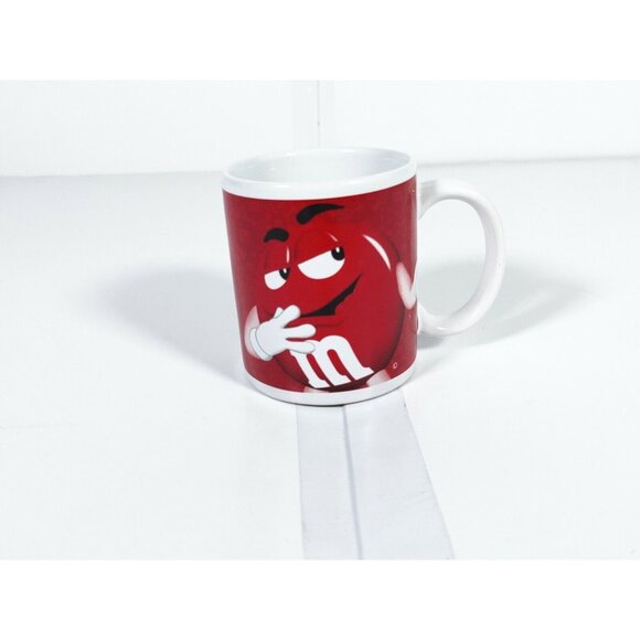 M&M 2013  Red & Yellow Mug By Mega Toys Authentic Collectors Mug - Picture 1 of 5